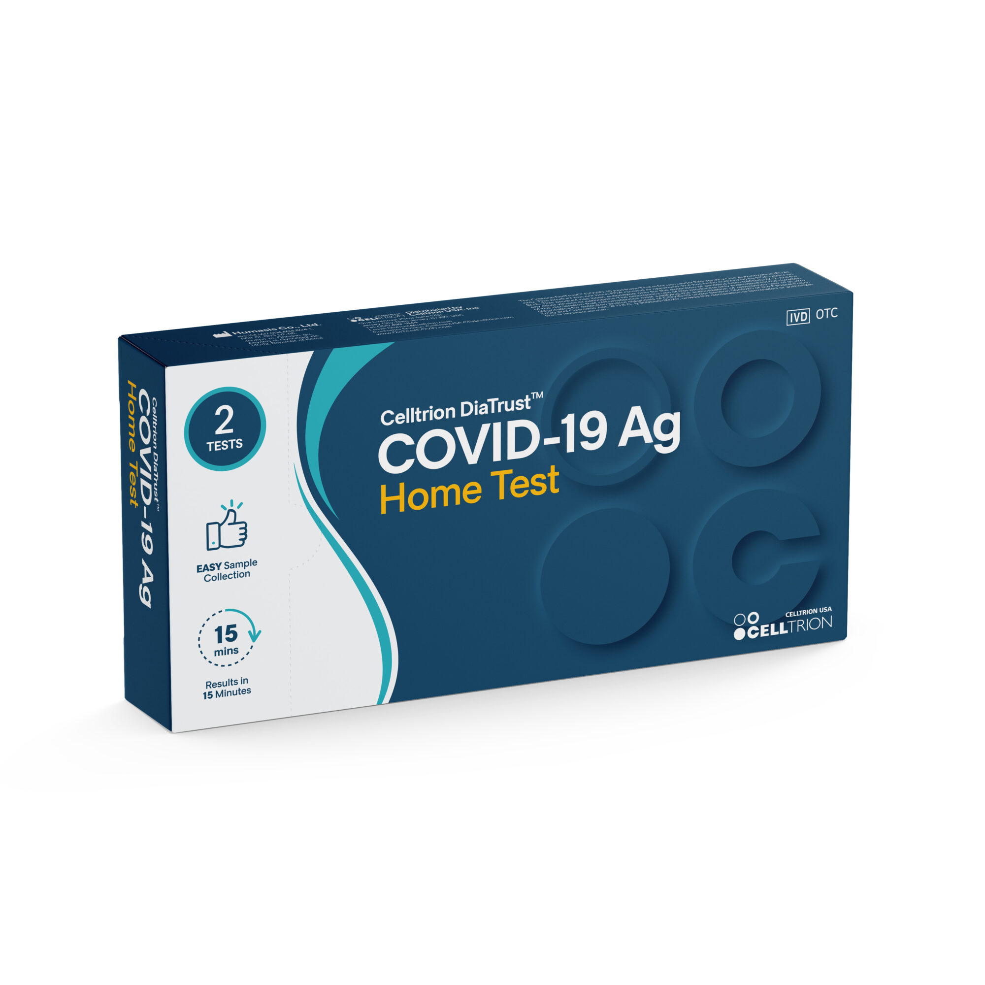 Celltrion DiaTrust™ COVID-19 Rapid Antigen At Home Test (2 Tests